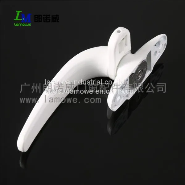 Aluminum Door Window Accessories Casement Window Handle With Lock photo-4