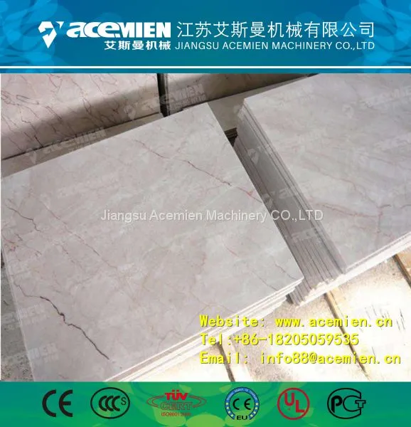 Plastic PVC Faux Marble Sheeting Sheet Extruder Making Machine photo-4