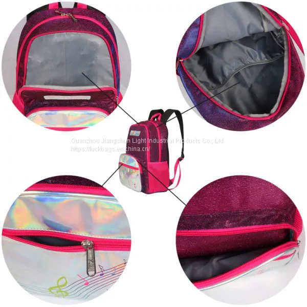 Different 20L Capacity Cartoon Cute Lovely Polyester School Bag for Kids photo-3