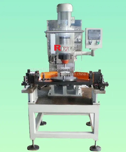 Риветочная машина для тормозных колодок самолетов. ЧПУ-riveting machine