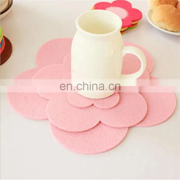 Laser Cut Placemat Wool Felt Made in China photo-4