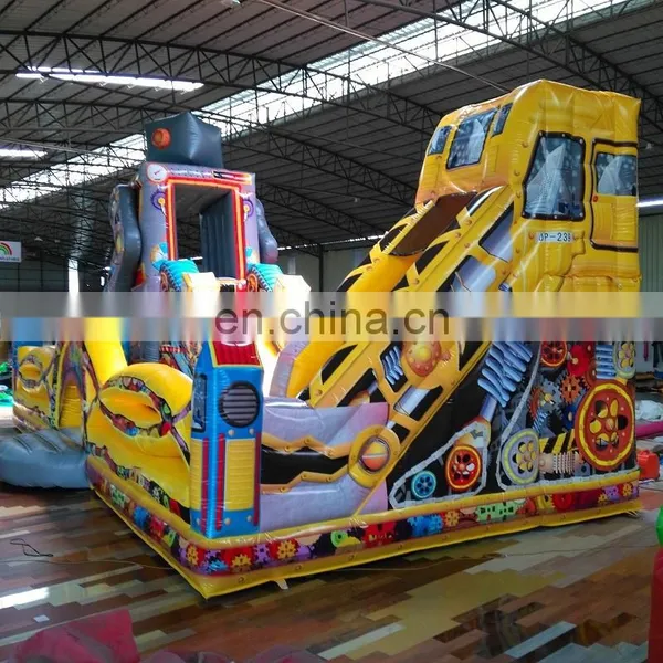 Giant Robot Inflatable Jump and Slide Bouncer ,Inflatable Large Slide For Commercial Event photo-5
