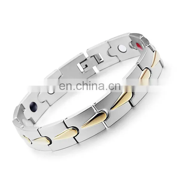Wholesale Pain Relief Magnetic Bracelet Stainless Steel photo-1