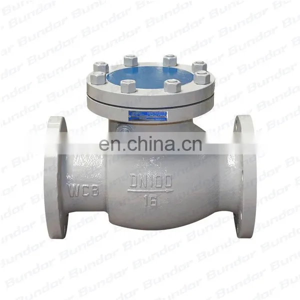 Bundor Factory Price Class150 DN50-500 Cast Steel Swing Check Valve photo-2