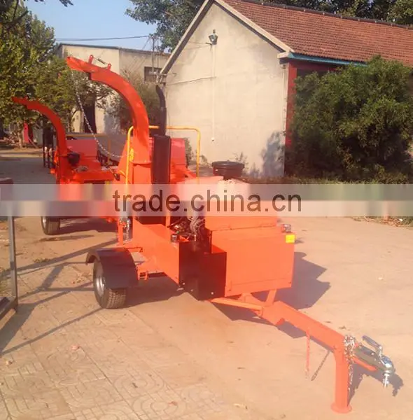 CE Approved Popular 40hp Diesel Engine Wood Chipper Shredder photo-4