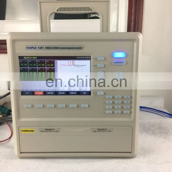 Customized Multi-channel Colorful Rs485 7inch Hot Sale Data Logger for Humidity and Temperature Paperless Recorder photo-4