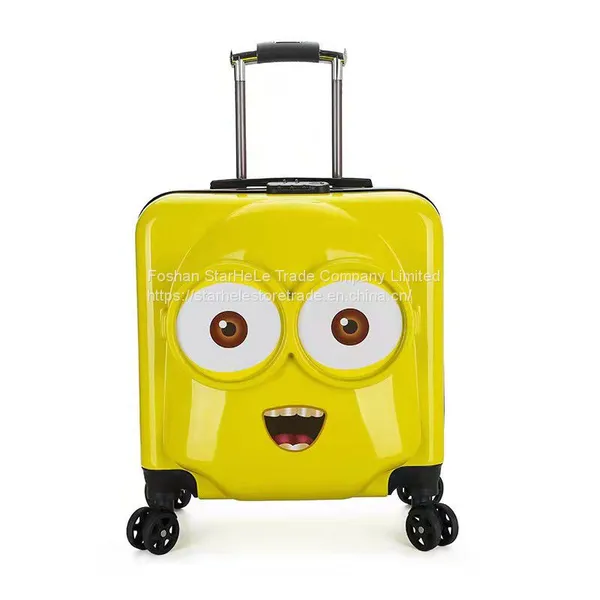 Net Red Cartoon Children's Suitcase Small Portable 3D Cartoon Cute Password Box Student Boarding Case