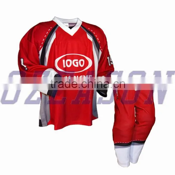Hot Sale Custom Design Sublimation Hockey Jerseys Matched Ice Hockey Socks Quality Choice photo-2