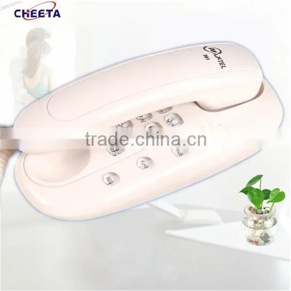 Wholesale Redial Function Trimline Wall Mounted Slim Telephone photo-2