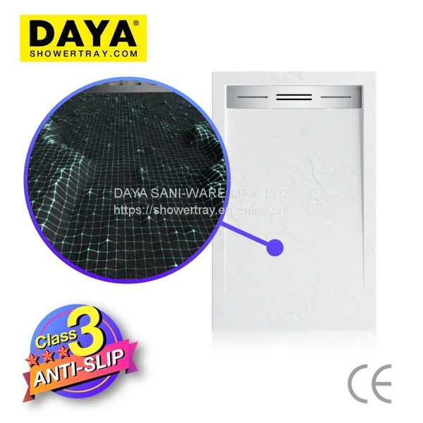 DAYA Economical Waterproof Rectangle Resin Stone Shower Tray photo-5