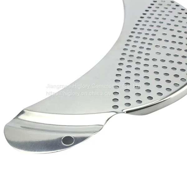 Stainless Steel Moon Pot Strainer Colander Pasta Drainer Pan Pot Strainer With Recessed Hand Grips photo-2