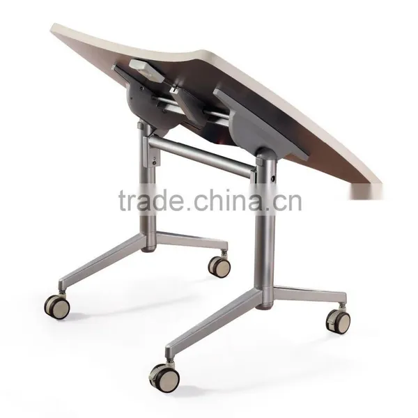 New Design Folded Aluminum Desk Meeting Hall Table With Wheels HD04A1-E photo-3
