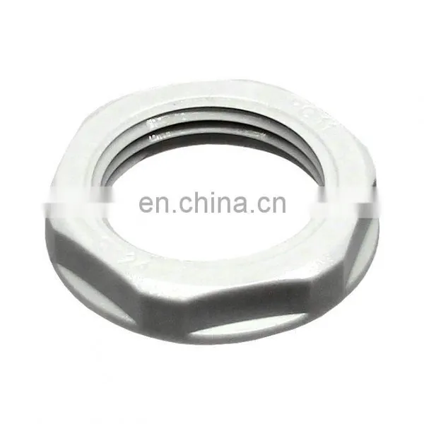 Nylon Lock Nuts Cable Gland Lock Nut NPT Cable Gland Panel Mount IP68 6-10mm Nylon,nylon 94 V-0 / V-2 E360400 Gray or Black photo-2