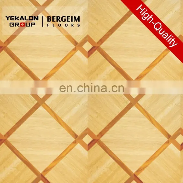 Bergeim Floors Multi-Layer Engineered Oak Chevron Unfinished Parquet Flooring photo-5