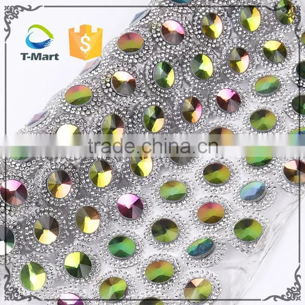 China 24*40cm Hot Fix Adhesive Bling Rhinestone Stickers For Shoes photo-4