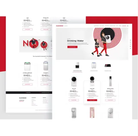 Most Trending Kitchen appliances website design and development b2b website templates design and development company