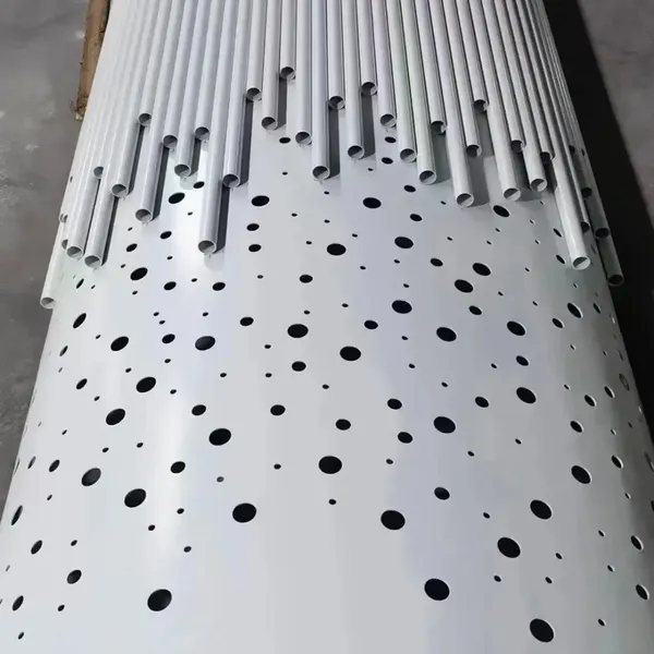 Aluminum Hyperbolic Decorative Panel, Suitable for Exterior Wall Decoration