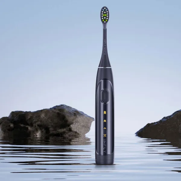 Infly T04C White & Black UV Sterilization Electric Toothbrush photo-4