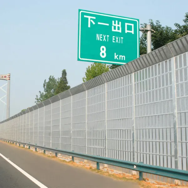 H-Shape Post Modern Acryl Metal Noise Barrier for Highway/Road Sound Reduction Fire Resistant Outdoor Use Factory Price photo-5