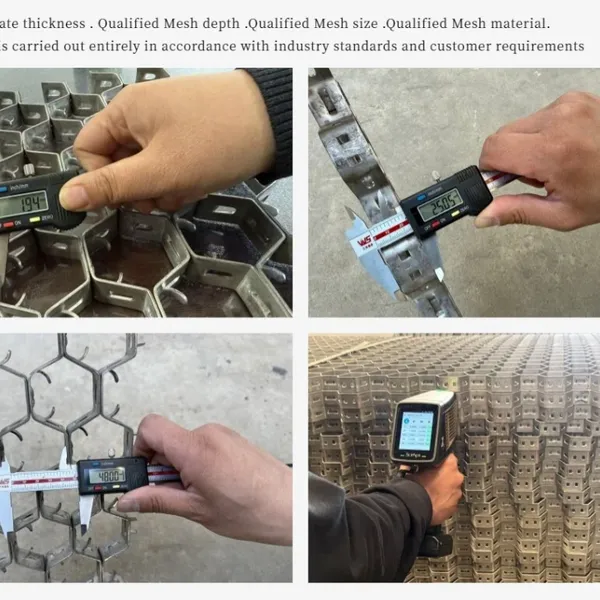 Hexmesh Stainless Steel 410 Bonding Hole Hexmesh Lance Tabs Hexagonal Mesh , for Fix Refractory Materials for FCC Units in Refineries photo-4