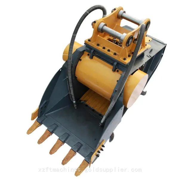 High Quality Excavator Crusher Bucket Hydraulic Driven Crushing Equipment for Construction Demolition & Mining Projects Customizable Tonnage Available photo-2