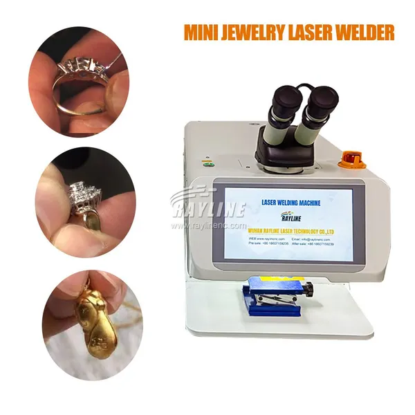 Gold Platinum Laser Welding Machine 200W Jewelry Spot Welder for Ring Chain Necklace Bracelet Earring Repair photo-2