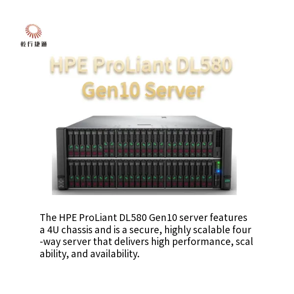 HPE DL580 Gen10 4U Rack Server Xeon Gold 5218R CPU 32/64GB Memory