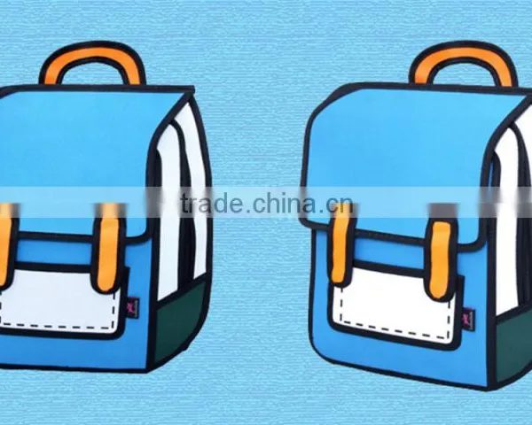 Best Selling 2015 3d School Bag Korean Bags Backpacks photo-2