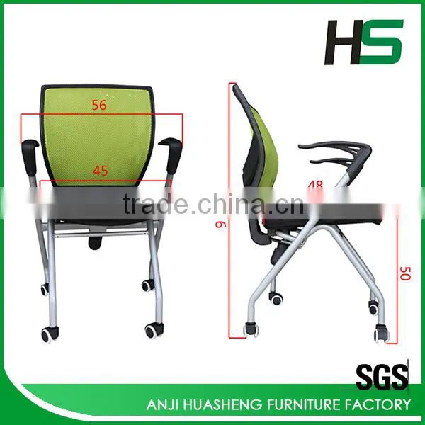 Modern Color Customized Mesh Folding Task Chair With Wheels photo-5