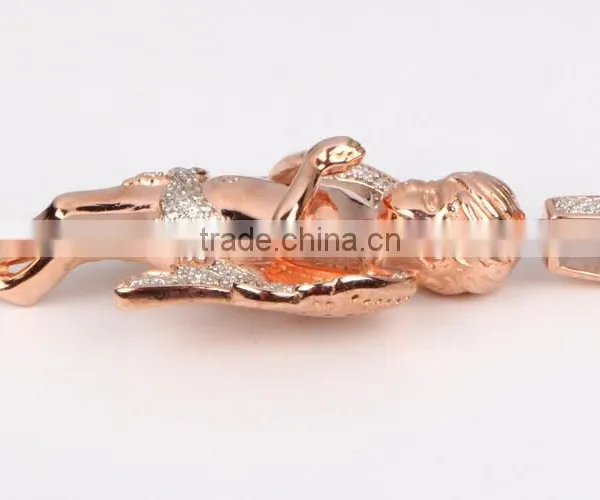 2015 Hot Sell Gold Diamond Angel Meaningful Pendant Necklace photo-5