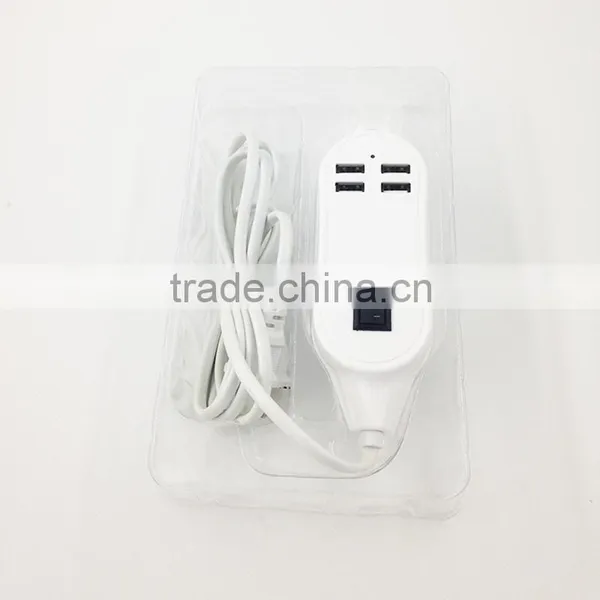 High Speed 5v 3a 4usb Port ac Power Wall Charger for Cellphone photo-5