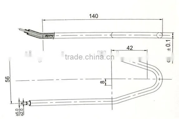 Iron and Quartz Tube 3000W 200V photo-2
