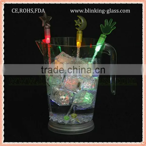 LED stirrer for cocktail drinking
