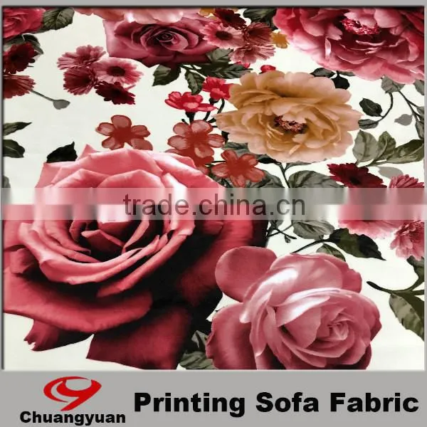 Rose Flower Fabric Print for Flower Girl Dress photo-2