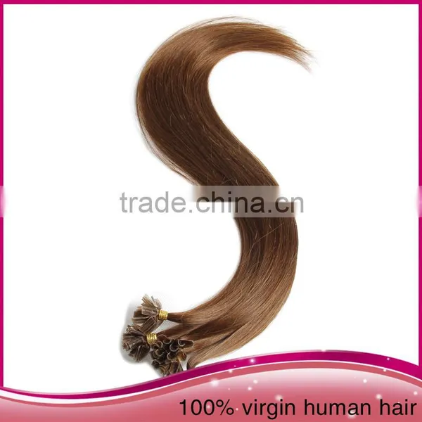 2016 New Arrival Colorful Nail Hair Factory Wholesale U-tip Hair Weave Extension photo-2