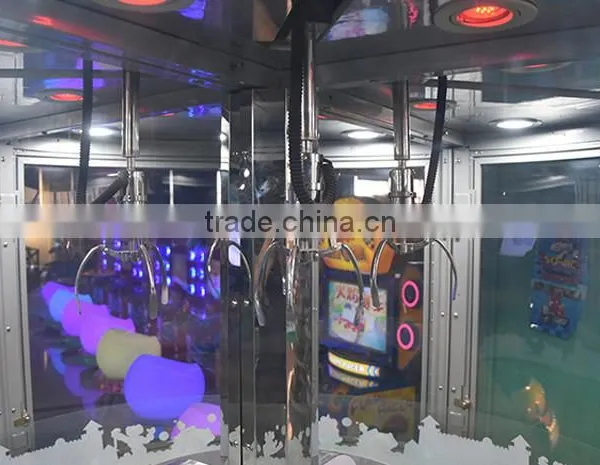 Sinoarcade 4 Players Coin Operated Plush Toys Catcher Prize Crane Claw Machine for Sale photo-3
