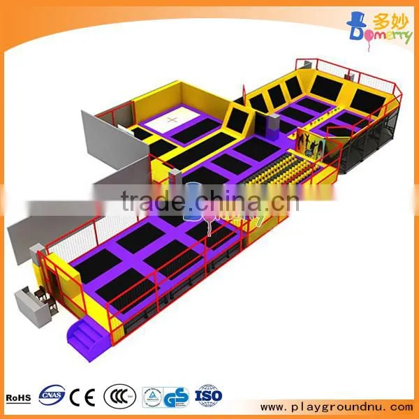 2016 Domerry Funniest Amusement Indoor Used Trampoline Playground
