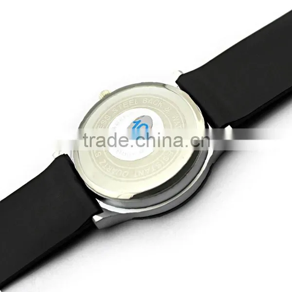 Stainless Steel Water Resistant Leather Band Couple Factory Watch photo-5