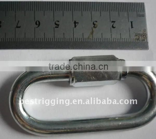 6mm Zinc Plated Quick Link in Karabiner Rigging Hardware Manufacturer photo-6