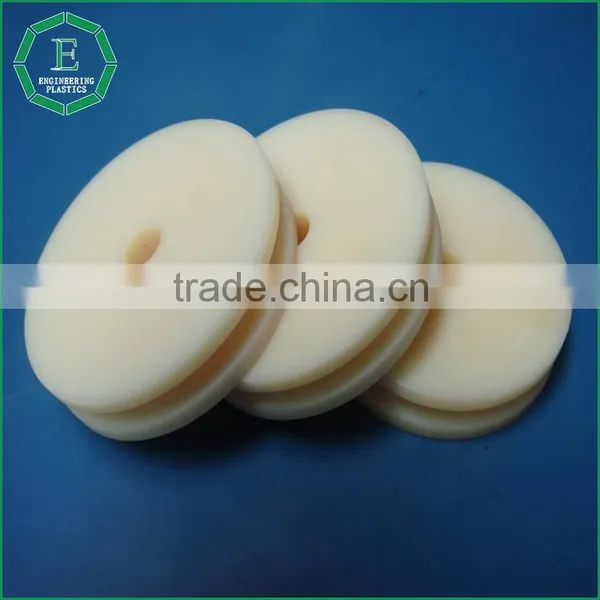 Engineering Cnc Machined Nylon Pulley 3 v Groove Durable Plastic Pulley Bearing Wheel photo-3