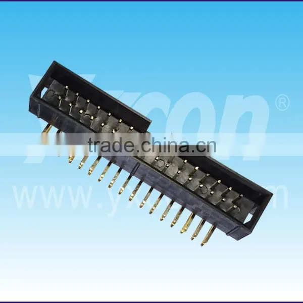 Dongguan Factory Price 2.54mm Pitch Fine Quality Dual Row Right Angle Box Header photo-4