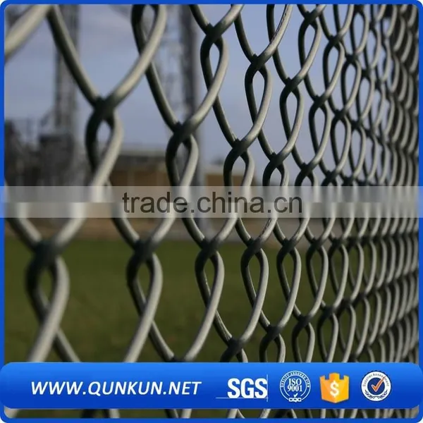 Galvanized Steel Woven Chain Link Fence / Chain Link Fence Rolls photo-4