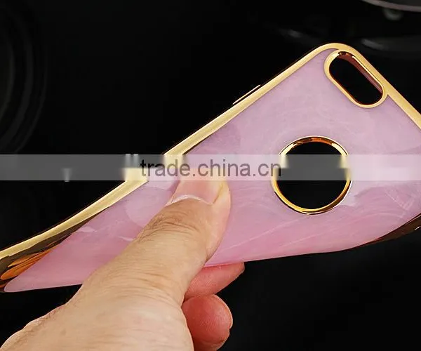 Slim Soft Granite Marble Grain TPU Silicon Back Case Cover For IPhone 6 6s Plus photo-2