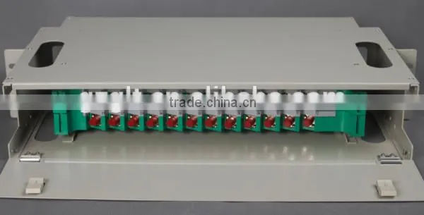 Best Fiber Optic Distribution Frame ODF With Adaptor For 12,24,48,72,96,144 Cores photo-2