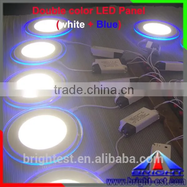 2016 Hot Products Hotel Lighting Round and Square Double Color LED Panel Lights photo-5