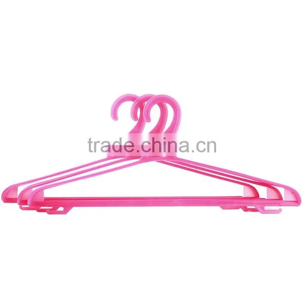 Pink Pant Hanger,plastic Clothes Hanger With Hook photo-3