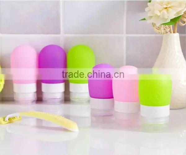 Squeezable Silicone Travel Set Mini Bottles photo-3