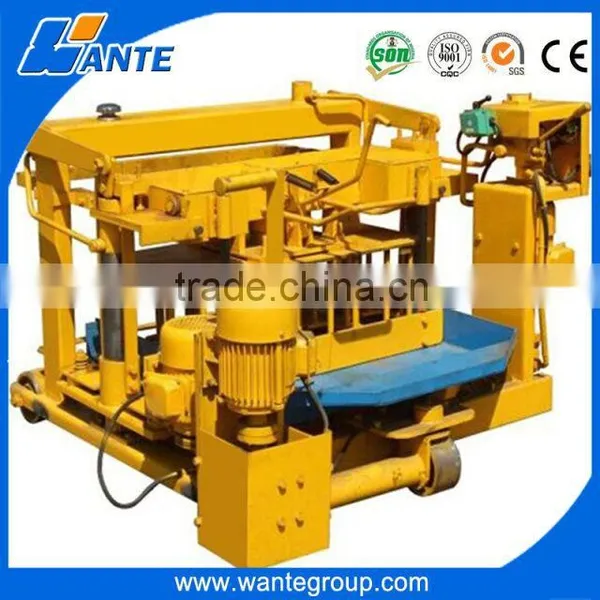 Best Selling QT4-24 Manual Mobile Cement Block Egg Laying Machine photo-4