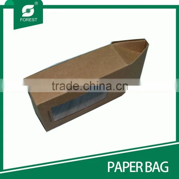 HIGH QUALITY PLAIN KRAFT PAPER BAG WINE BOTTBLE PACKAGING BAGS photo-3