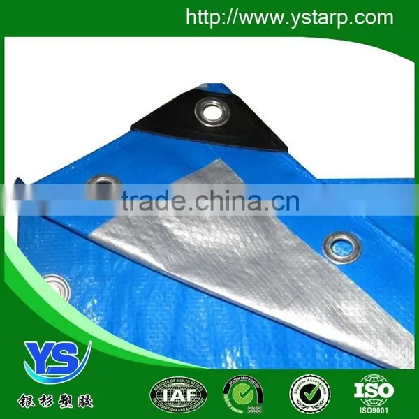 pp Tarpaulin Cheap Tarps Plus Blue Silver Tarpolin photo-5